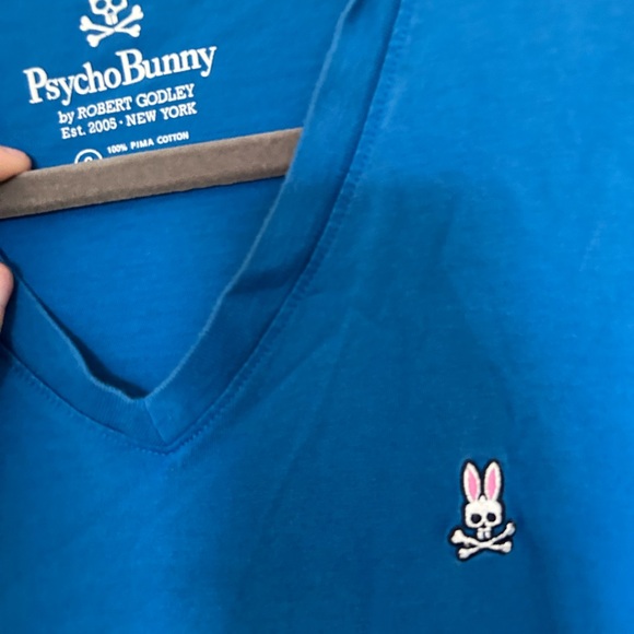 Psycho Bunny Blue Short Sleeve Tee - Picture 4 of 5
